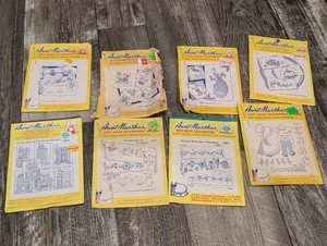 NOS VINTAGE Aunt Martha IRON-ON TRANSFERS USA 