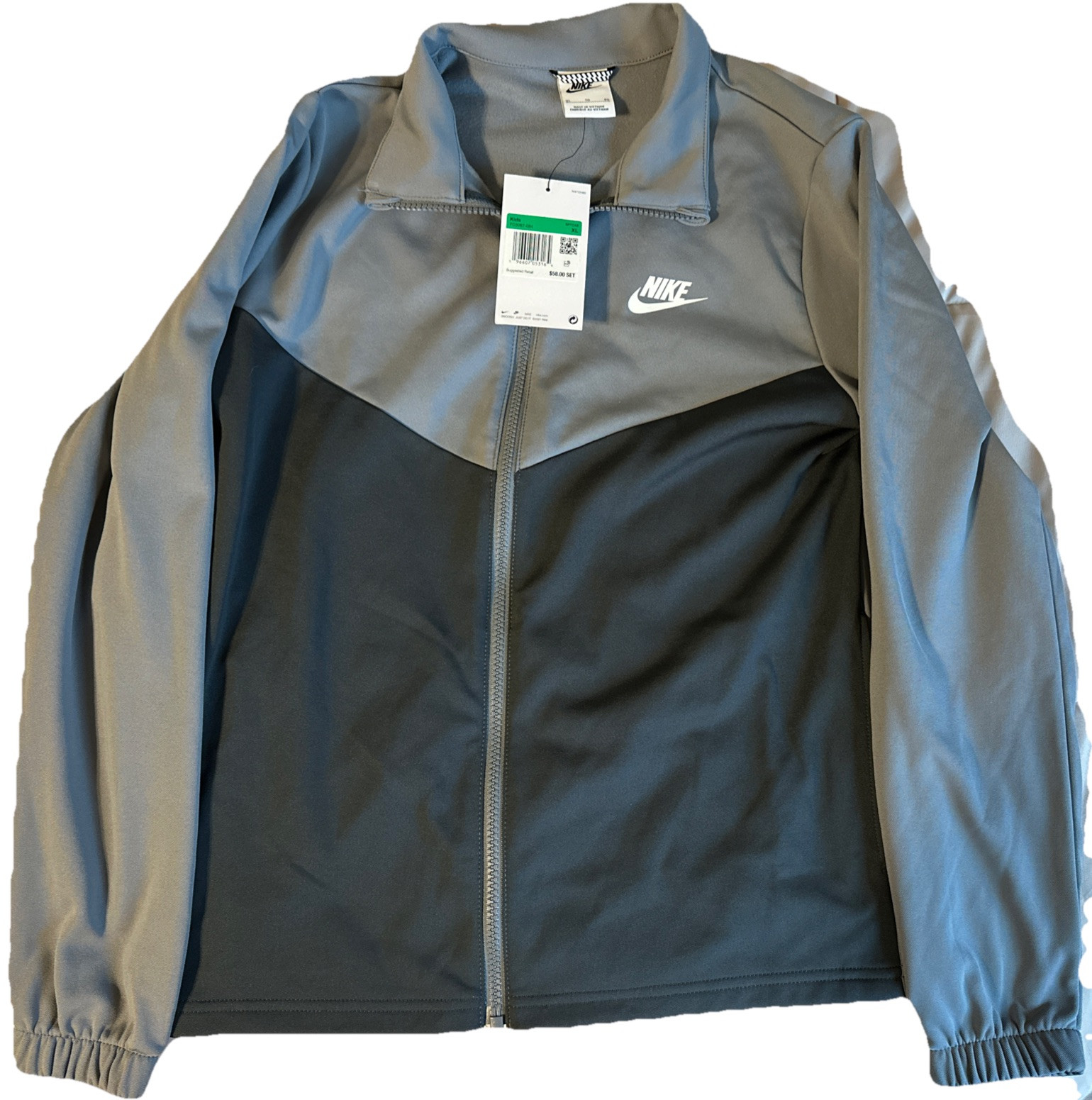 SACAI X NIKE Nike Sportswear Giacca Tuta Grigio Bambino Taglia XL FD3067 084
