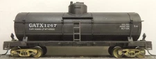 VINTAGE VARNEY GATX BLACK TANK CAR RTR ST MW KD's CAR # 1267 ITEM # T-4