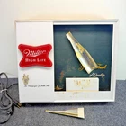 Vintage Miller High Life Lighted Beer Sign Working Motor For Parts Repair