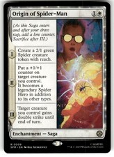 Origin of Spider-Man 9 Rare Marvel's Spider-Man Magic: The Gathering Near Mint