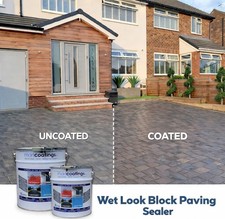 Marl coatings quick set easy apply wet look block paving seal sealer 