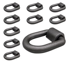 10 Pack 1 Heavy Duty Weld-on Forged D Ring 47000 Lbs 10 Pack 1 Heavy Duty Weld-on Forged D Ring 47000 Lbs