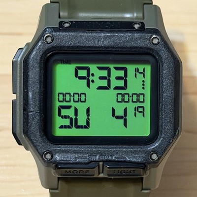 NIXON REGULUS デジタル腕時計 オリーブグリーン NIXON（ニクソン） 腕時計 「NIXON/ニクソン」Regulus 時計 デジタル