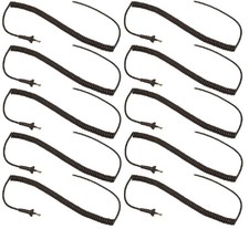 10 Lot Astatic P417620400 CB Radio 7.5ft 6-Wire Coiled Microphone Cord D104 M6