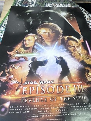 STAR WARS EPISODE III ポスター Star Wars Episode III Revenge of the Sith Poster 36x24 Movie Art