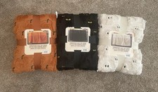 NWT Costco Halloween Faux Fur Throw Blanket Lot of 3 Ghost Cat Pumpkin