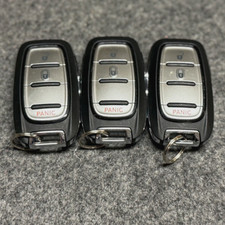 Lot Of 3 Oem Chrysler Smart Key Fob Remotes With Emergency Insert Keys - Used Lot Of 3 Oem Chrysler Smart Key Fob Remotes With Emergency Insert Keys - Used