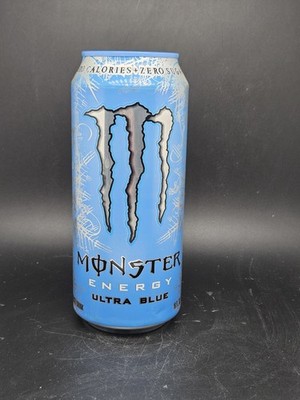 Monster Energy Ultra Blue Color Top USA 473 ml SKU 0119B Ball 1x leer oben offen