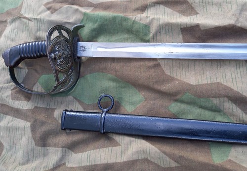 Imperial German Prussian CAVALRY OFFICER’S SWORD M1889 Saber Kaiser Wilhelm  WWI