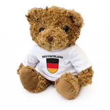NEW - German Flag Teddy Bear - Germany Fan Gift Present Deutschland