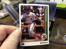 1989 Upper Deck Baseball Card #119 Bob Boone