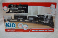 Kid Connection Railroad Engine 10 Feet Tracks Forward Reverse Lights Sound