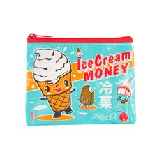 Blue Q Coin Purse Ice Cream Money