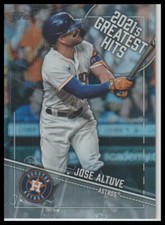 2022 Topps Jose Altuve 2021's Greatest Hits Houston Astros 243