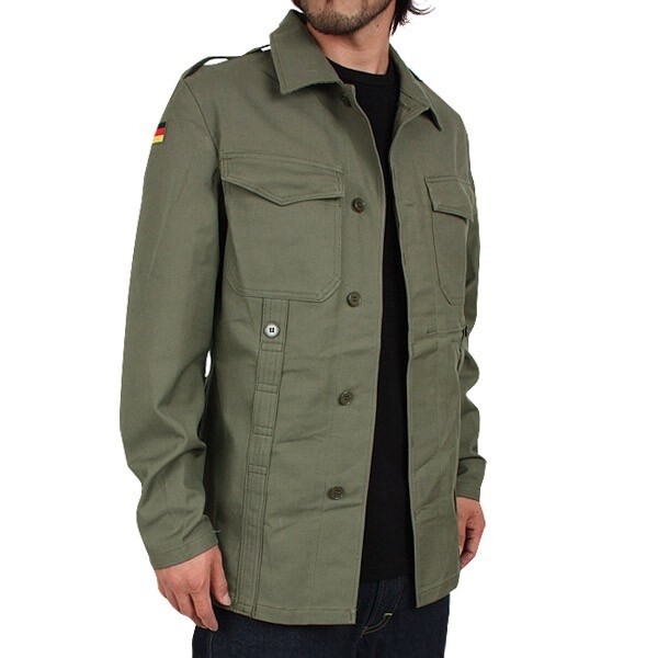 German army field moleskin shirt jacket fieldshirt olive German army field moleskin shirt jacket fieldshirt olive