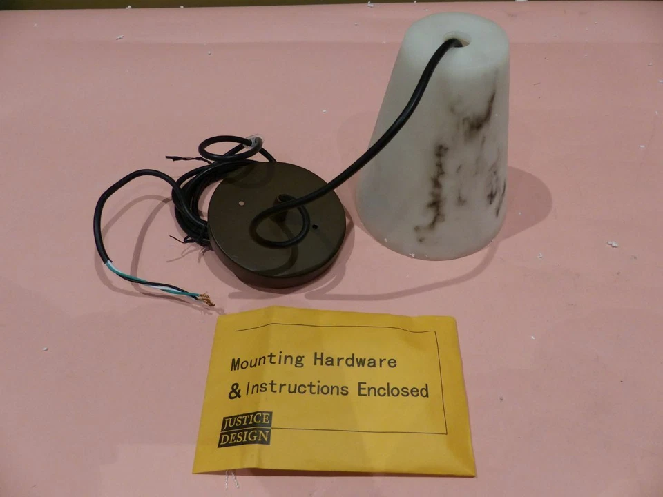 JUSTICE DESIGN FAL-8816-50-DBRZ LUMENARIA COLLECTION SMALL PENDANT LIGHT - Image 2 of 2