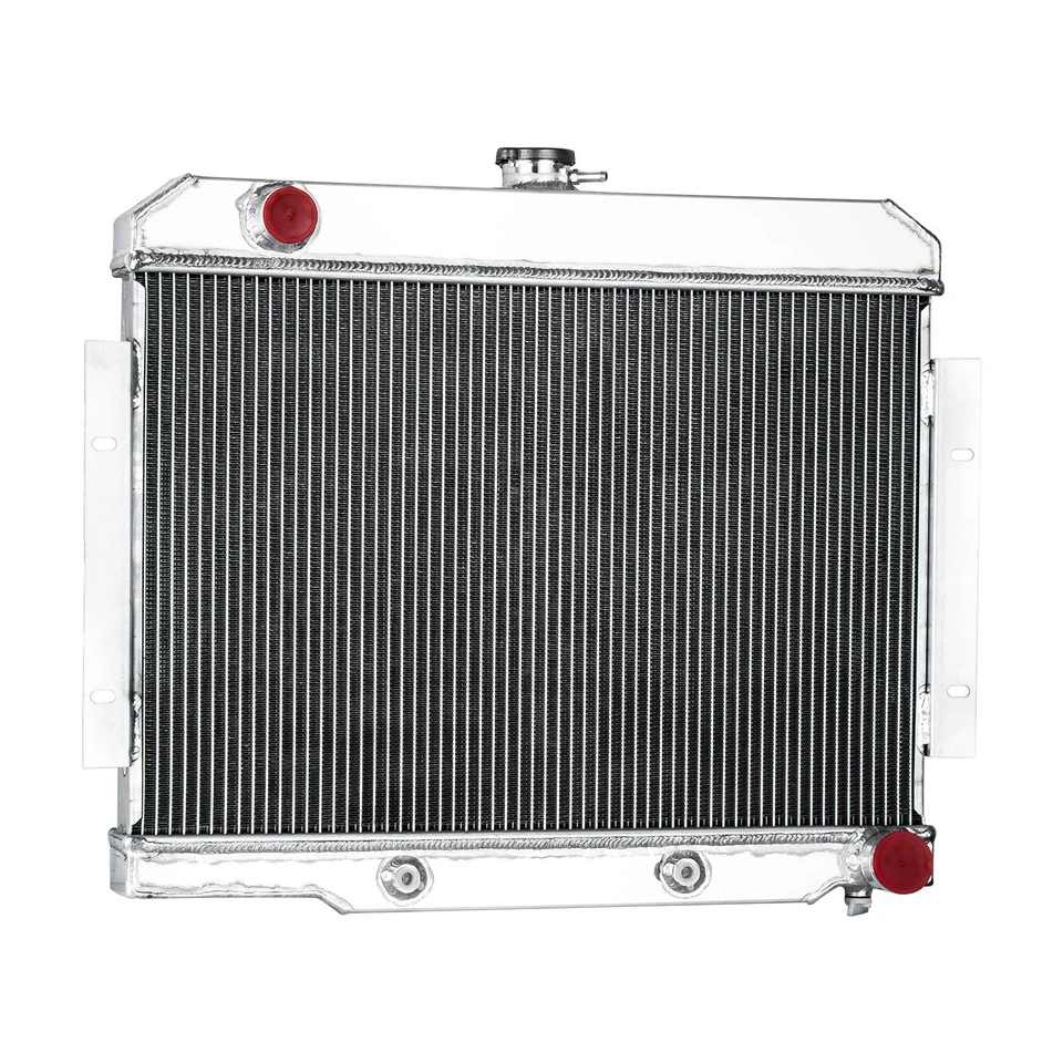3 Row Aluminum Radiator For 1972-1986,1974 Jeep CJ5 CJ6 CJ7 Chevy V8 Foto 3 de 4
