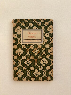 Li-Tai-Pe (Li Bai)   Gedichte (poems, German versions by Klabund) 1915