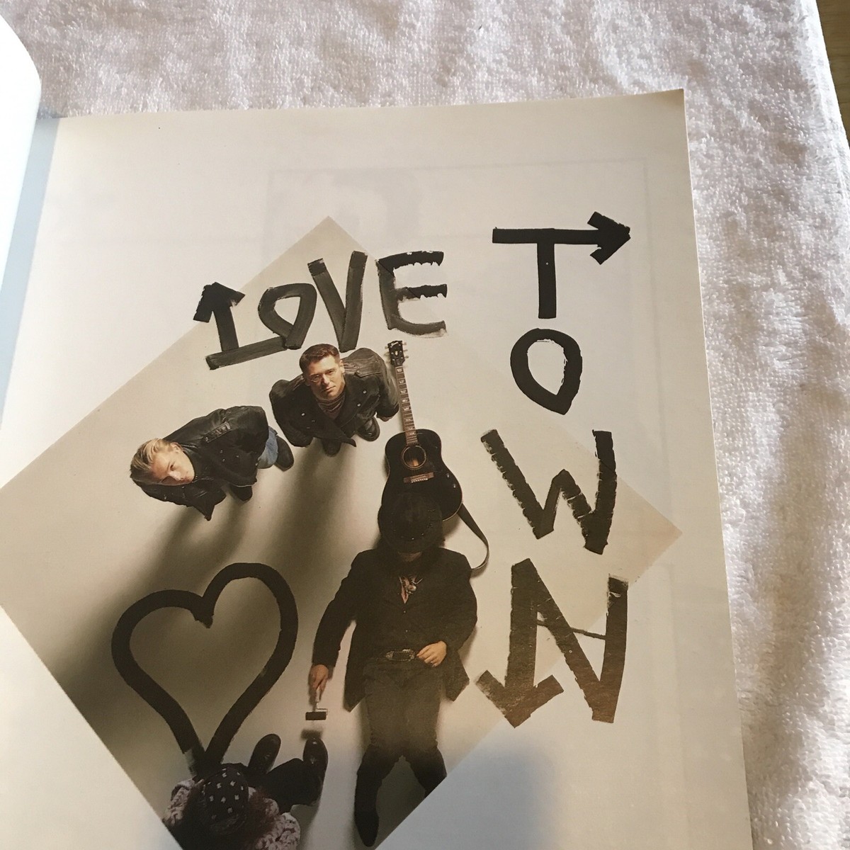 U2 LOVE COMES TO TOUR パンフレット】 U2 1989 Love Comes to Town