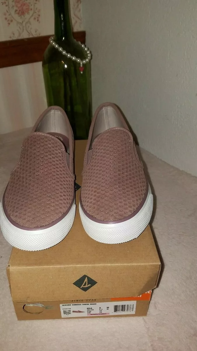 Sperry seaside 2024 emboss suede