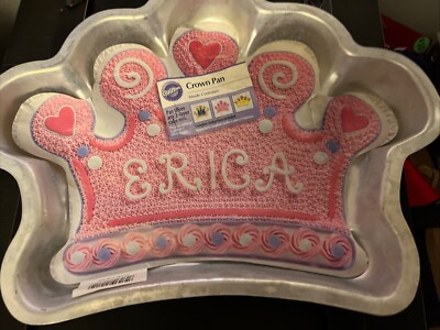 Wilton Crown Cake Pan #2105-1015 Majestic King Queen Princess Prince