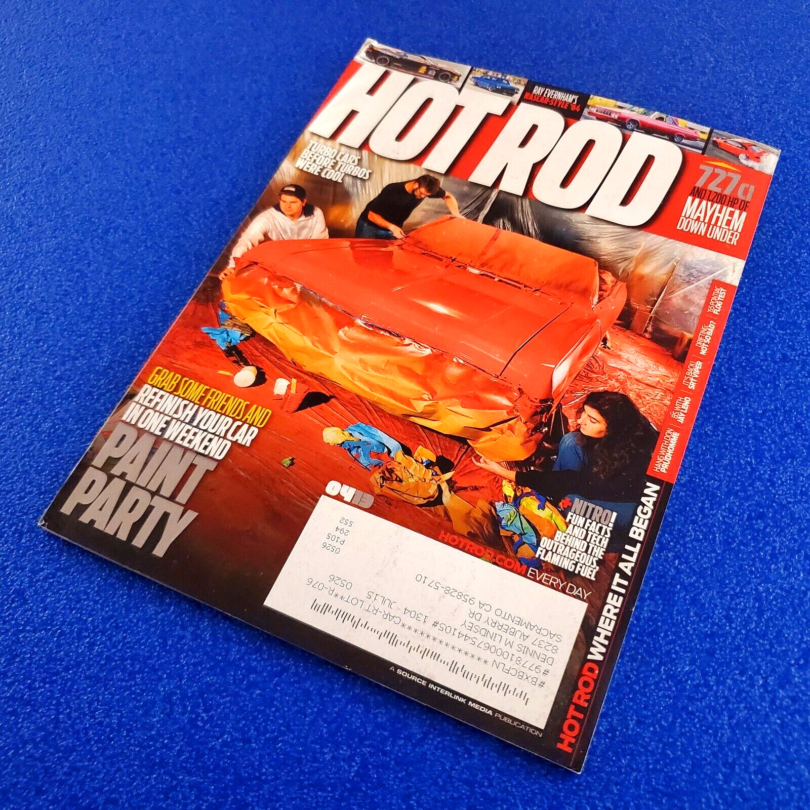 Hot Rod: Paint Party Refinish Your Car In One Weekend April 2013 Magazine