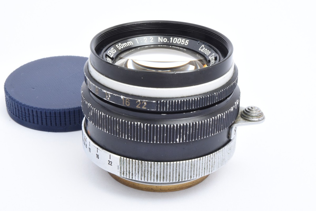 Canon 50mm F2.2 Leica 39mm LTM Screw Mount Lens #10055 mtd Canon 50mm F2.2 Leica 39mm LTM Screw Mount Lens #10055 mtd