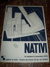 Gualtiero Nativi - Manifesto Mostra Timbrato 50x70