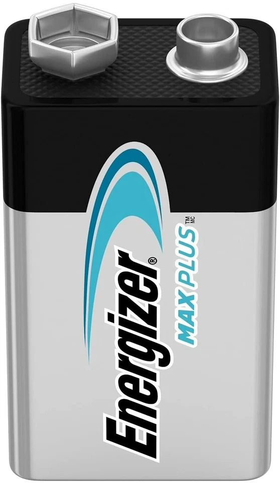 New Energizer Max Plus 9V Block Square Battery Longest Lasting Alkaline 9V Alarm - Image 2 of 4