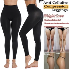 Women Anti-cellulite Premium High Waist Tummy Control Shaper Leggings Shapewear