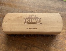 Vintage Advertising Kiwi 100 Horse Hair Brush Brighter Shine In 1/2 Time USA