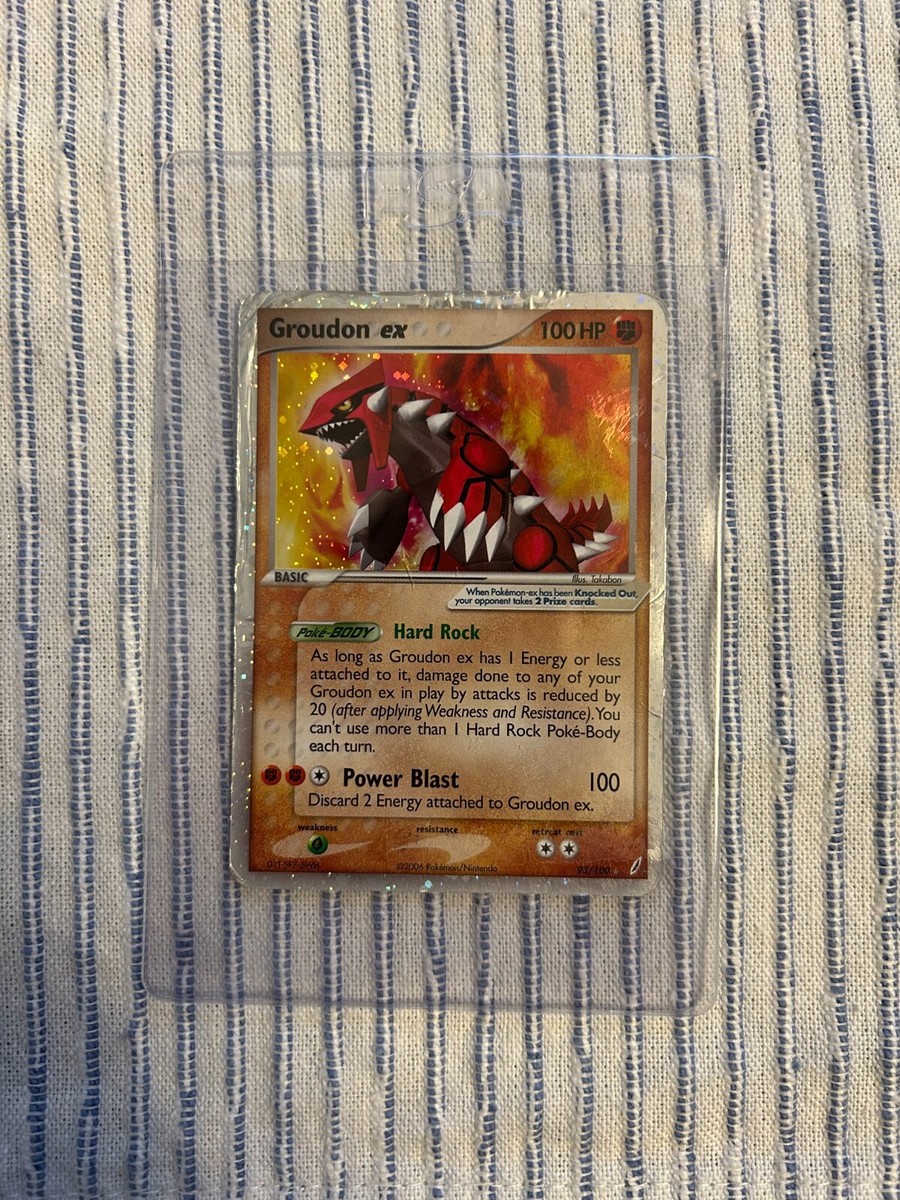 Groudon ex 93/100 ポケモンカード Groudon ex 93/100 Crystal Guardians Holo for sale online | eBay