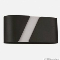 Design Wandleuchte Wandlampe Katie Metall Schwarz Indirektes Licht E27 Sparlampe