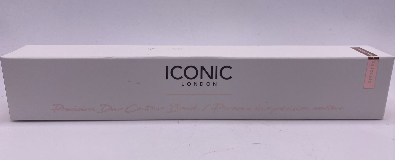 Iconic London Precision Duo Contour Brush | Two Sided Makeup Brush, Features A Buffing And A U-Shaped Contour Brush, Blend And Sculpt, Cruelty-Free - Image 2