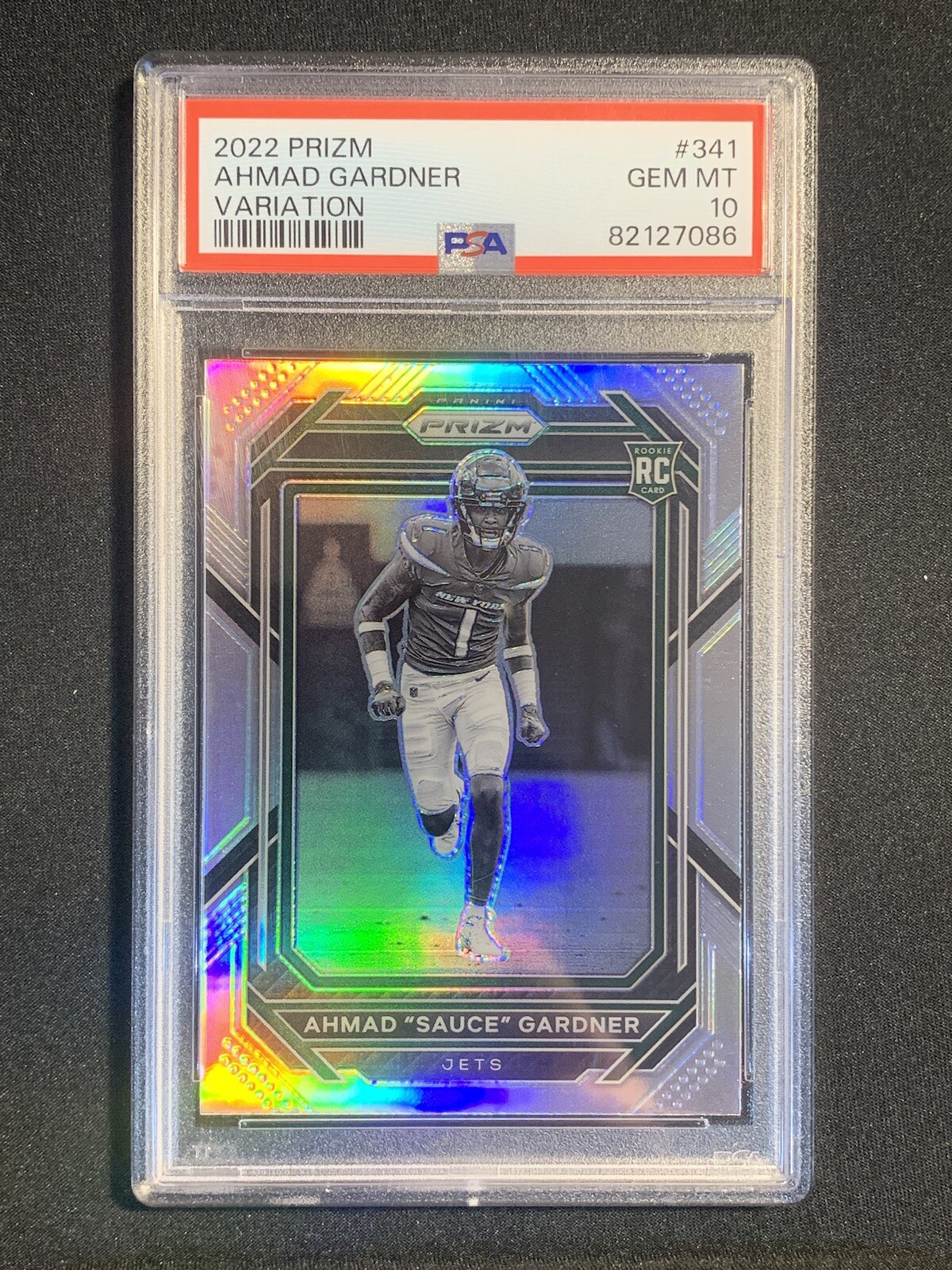 PSA 10 2022 Panini Prizm - Rookie Variation Silver Prizm #341 Ahmad Gardner (RC)