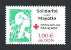 FRANCE 2025 Stamp No. 5838 SOLIDARITY with MAYOTTE NEW **LUXURY
