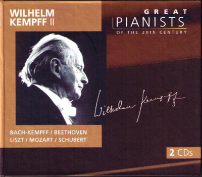 Wilhelm KEMPFF 2 GREAT PIANISTS OF THE 20TH CENTURY Bach Beethoven Liszt Mozart