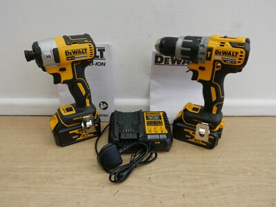 DeWALT DCK266M2T 18V DCD796 Kombi-Bohrschrauber + DCF887 Schlagschrauber 2 x 4 Ah Set