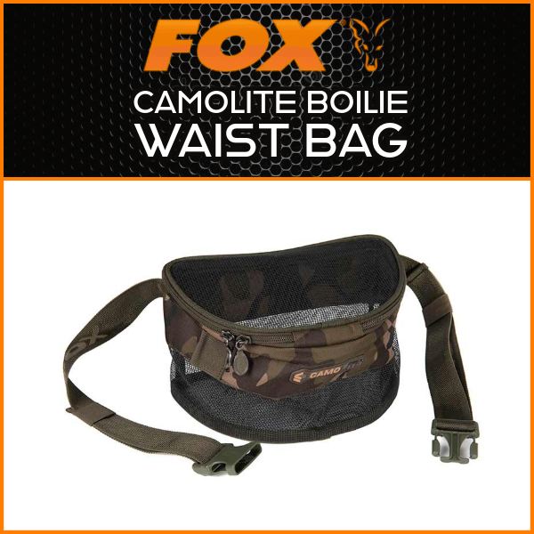 FOX CAMOLITE BOILIE WAIST BAG NEW CARP FISHING LUGGAGE RANGE
