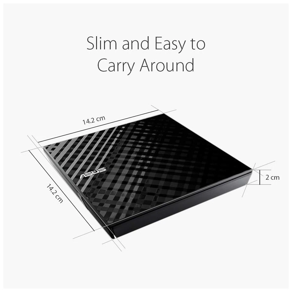 Asus SDRW-08D2S-U Lite ext. DVD-Brenner schwarz - Image 2 of 2