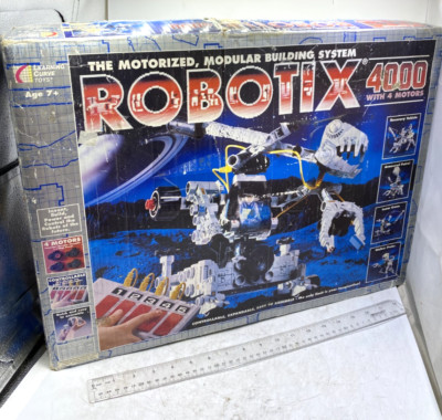 Vintage Robotix 4000 Learning Curve Stickers, Motor, Guide Incomplete 98400