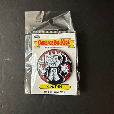 NASTY NICK PIN Glittery Chalice David Gross Mini Card Embedded Garbage Pail Kids