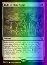 MTG Hide in Plain Sight (166p/184) Murders at Karlov Manor Promos LP FOIL