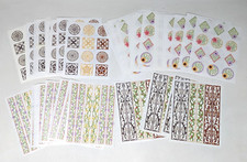 Creative Memories Garden Gate Laser Floral Vine Scrapbook Stickers 65 Lot DW22