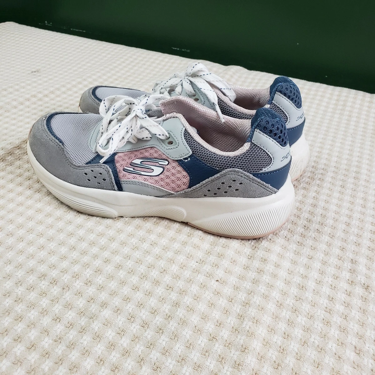 Skechers Meridian Charted memory Foam Colorblock Fashion Shoes Wmns Sz 7.5 13019