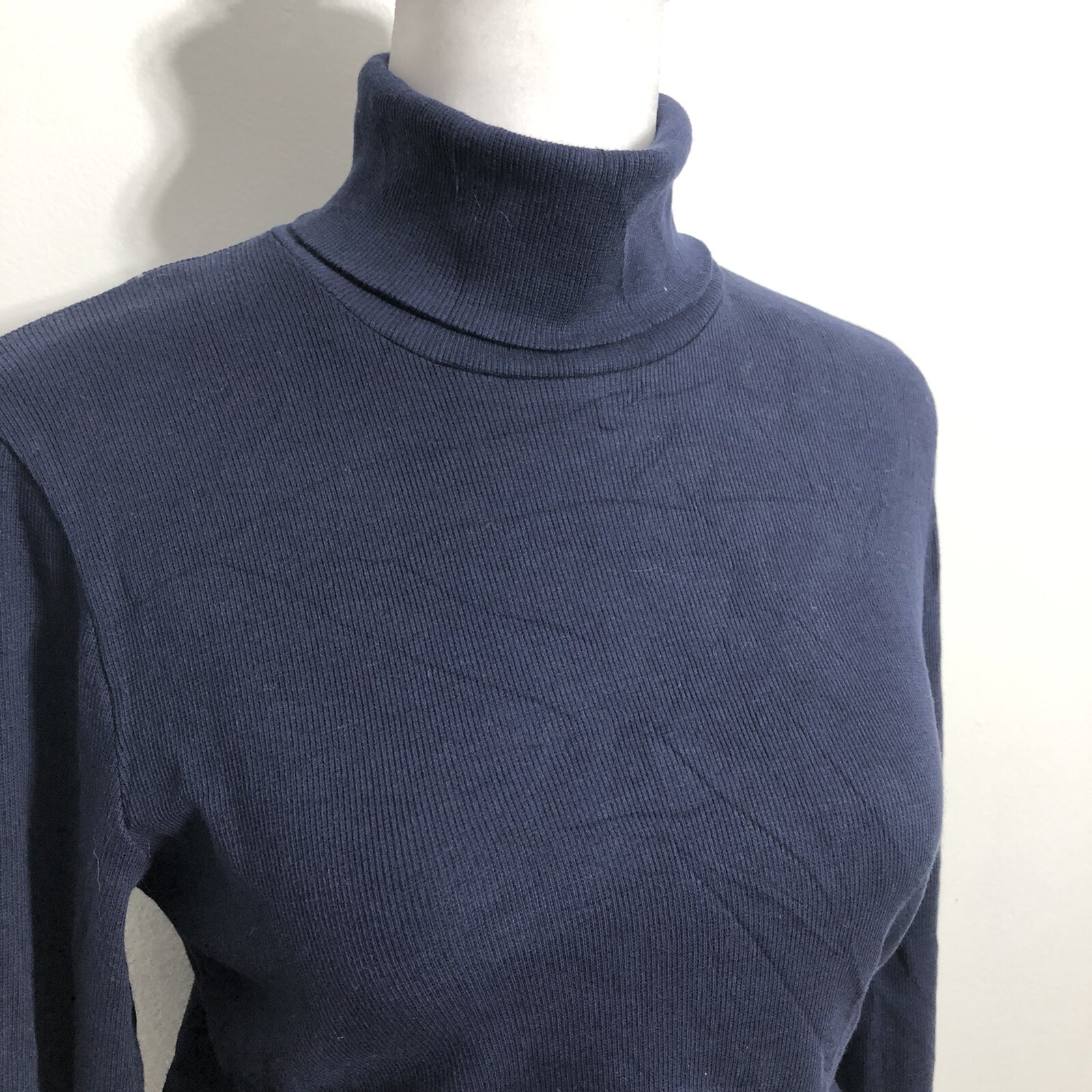 United by Blue Turtleneck Long Sleeve Navy Blue W… - image 3