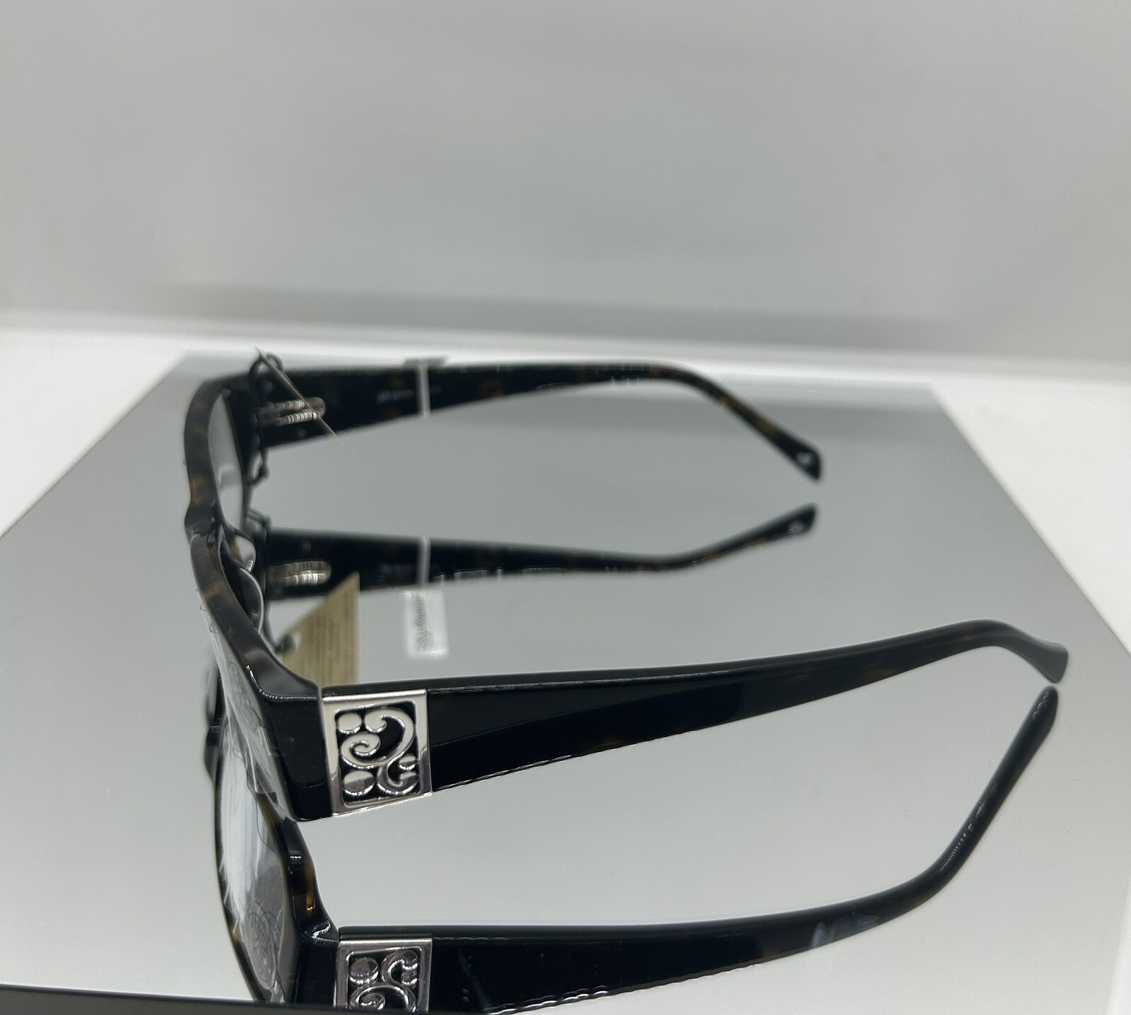 Brighton Contempo Reading +1.5 Eyeglasses Brown Rectangular A20227 Sz