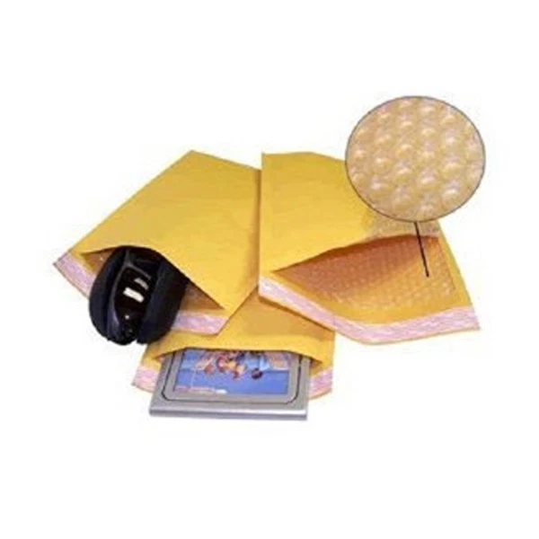 500 sobres acolchados con burbujas Kraft #000 4x8 4,5 x 8 ~ bolsas de correo anchas en X