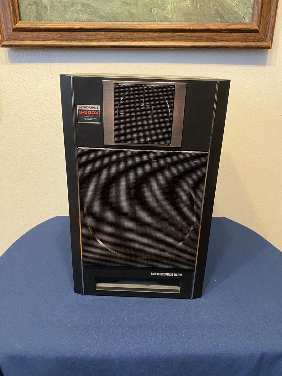 Vintage Pioneer S-500X 90 W Speakers Black Japan | eBay